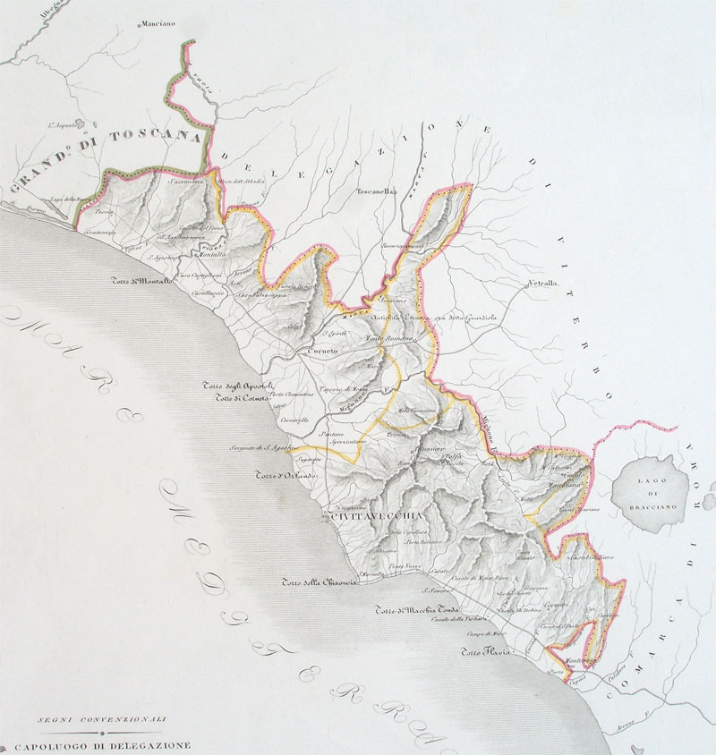 carta geografica antica delegazione civitavecchia carta geografica delegazione civitavecchia