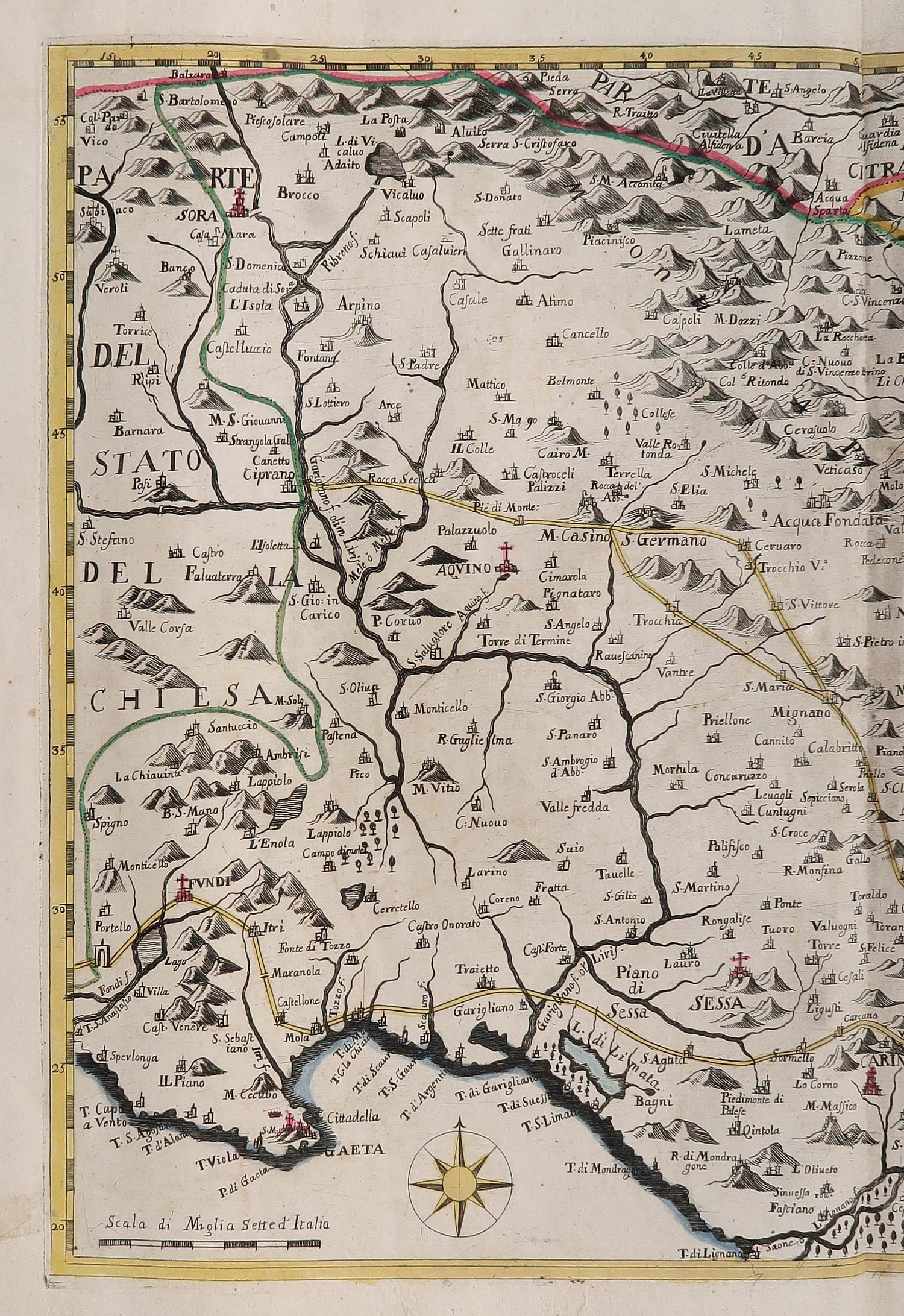 carta geografica provincia terra lavoro petrini carta geografica provincia terra lavoro