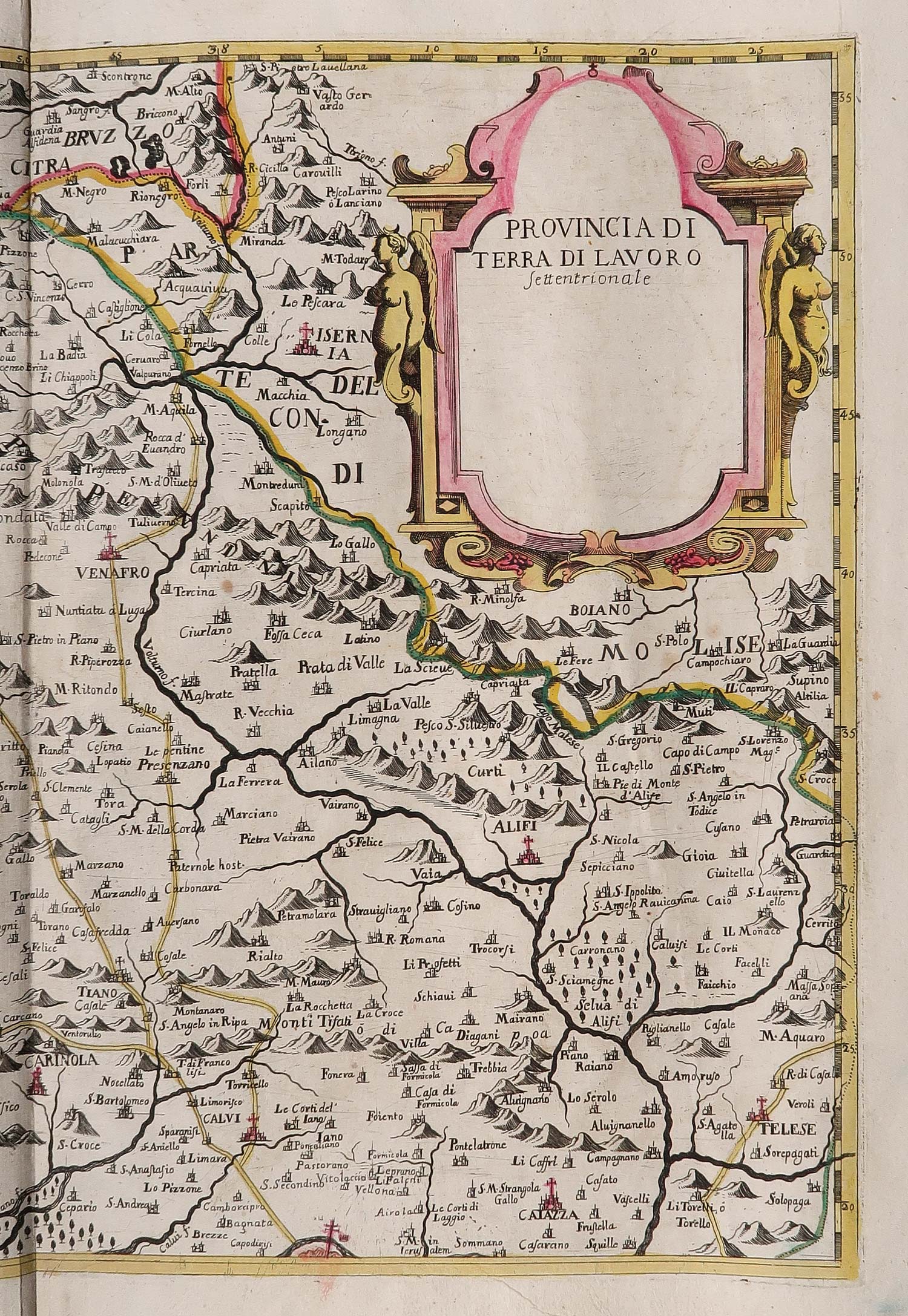 carta geografica provincia terra lavoro petrini carta geografica provincia terra lavoro