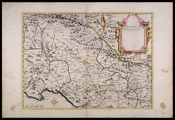 carta geografica provincia terra lavoro petrini