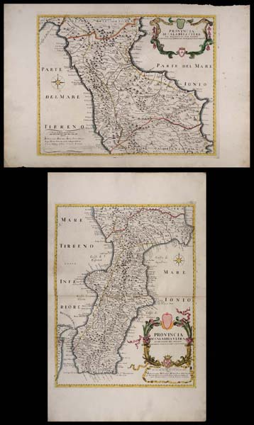 carte geografiche calabria petrini