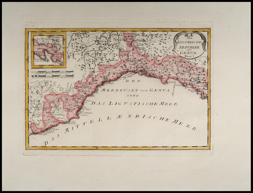 carta geografica antica repubblica genova reilly