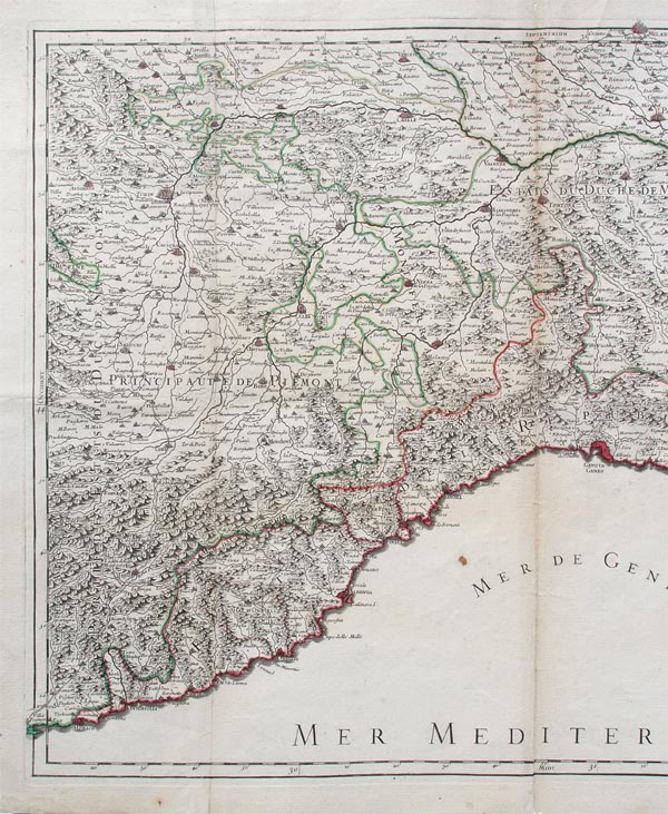 carta geografica liguria jaillot
