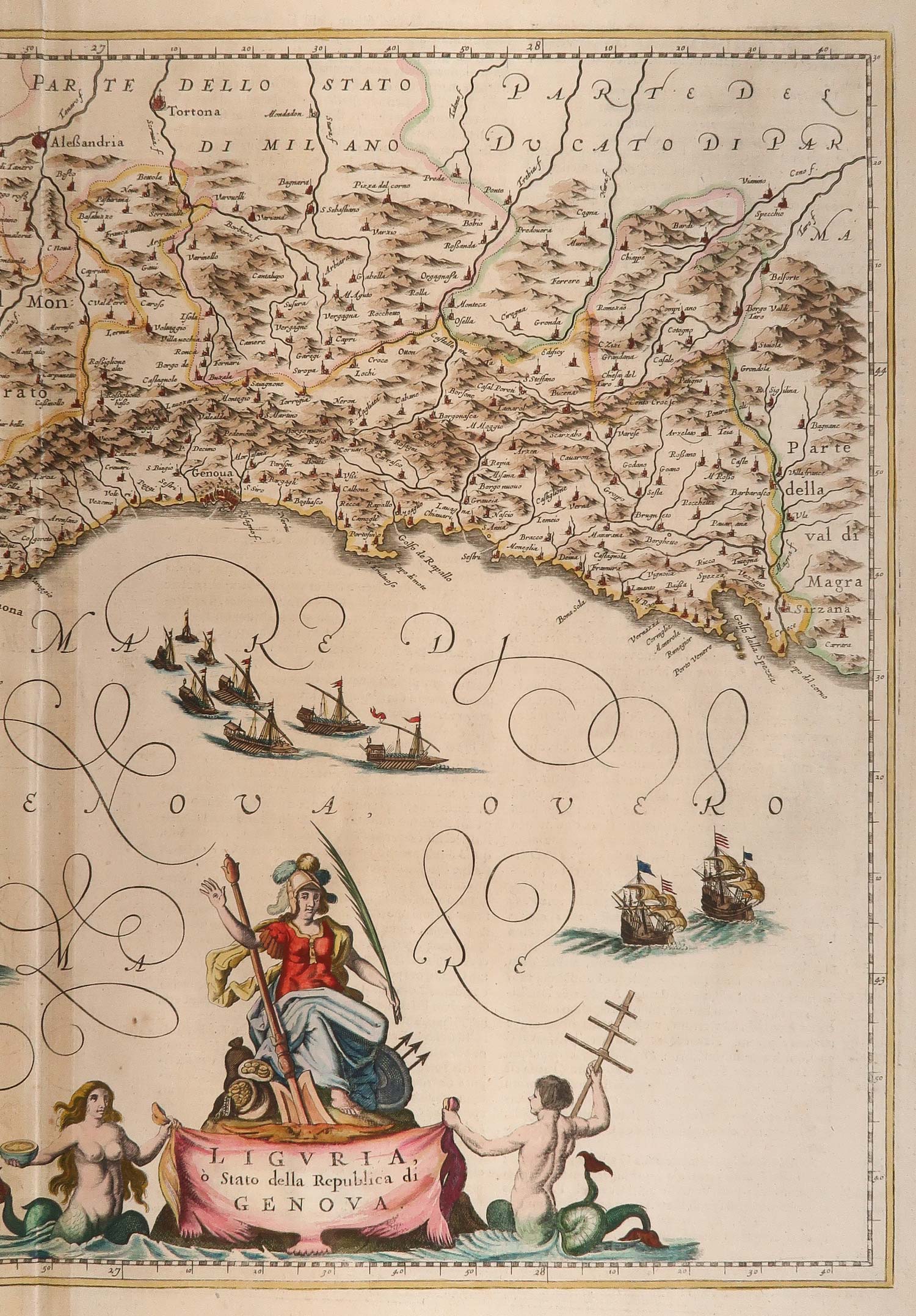 carta geografica liguria visscher carta geografica liguria visscher