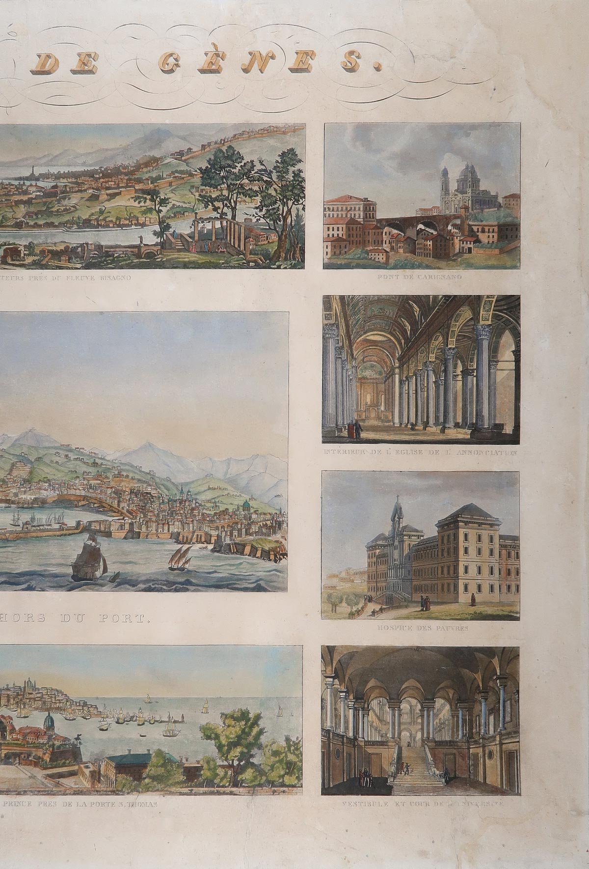 stampa antica souvenirs genes
