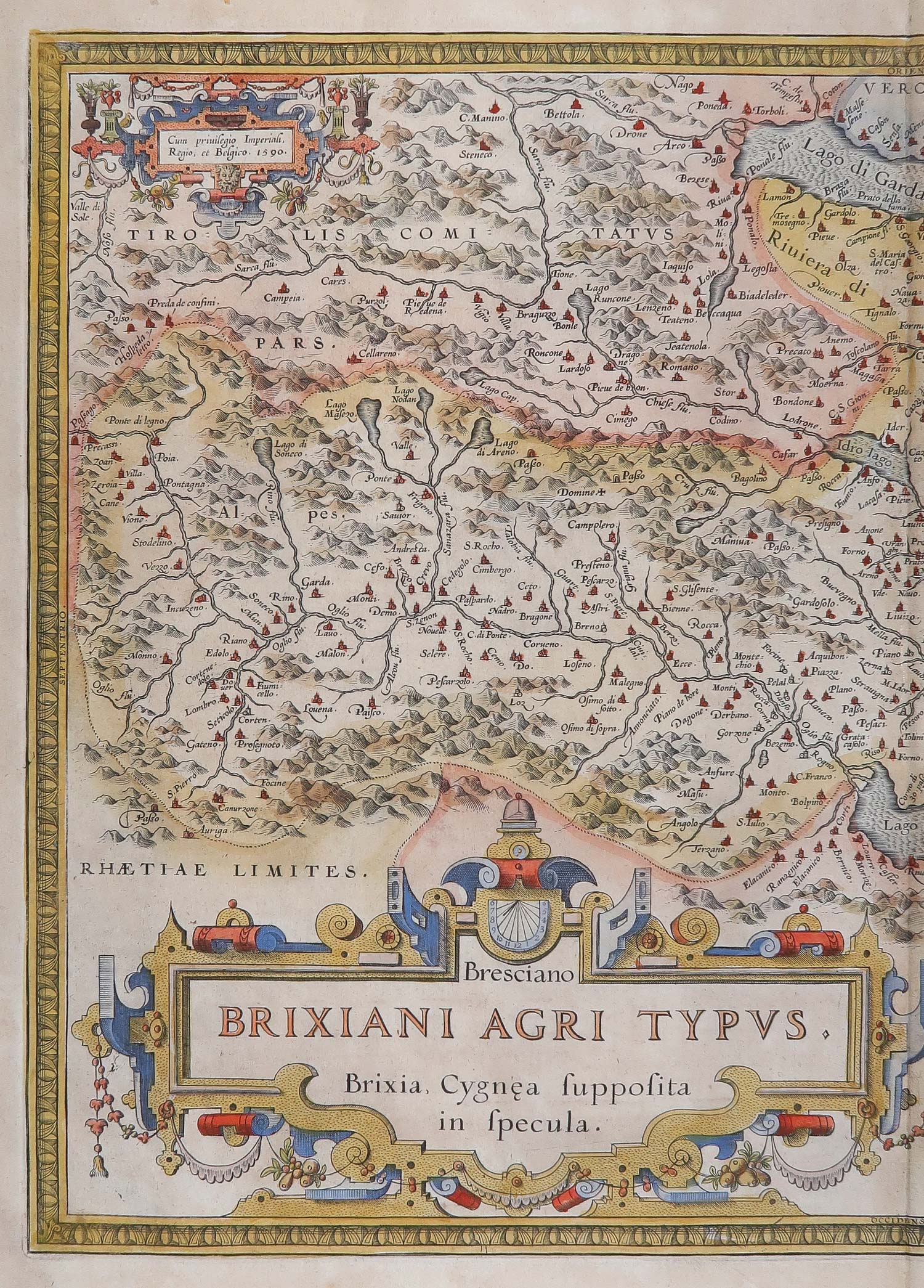 carta geografica antica bresciano ortelius carta geografica bresciano ortelius