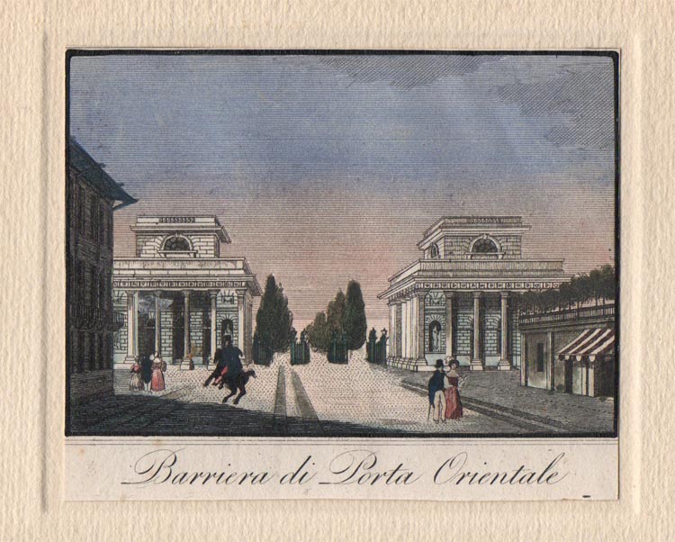 incisione antica porta orientale milano incisione porta orientale milano