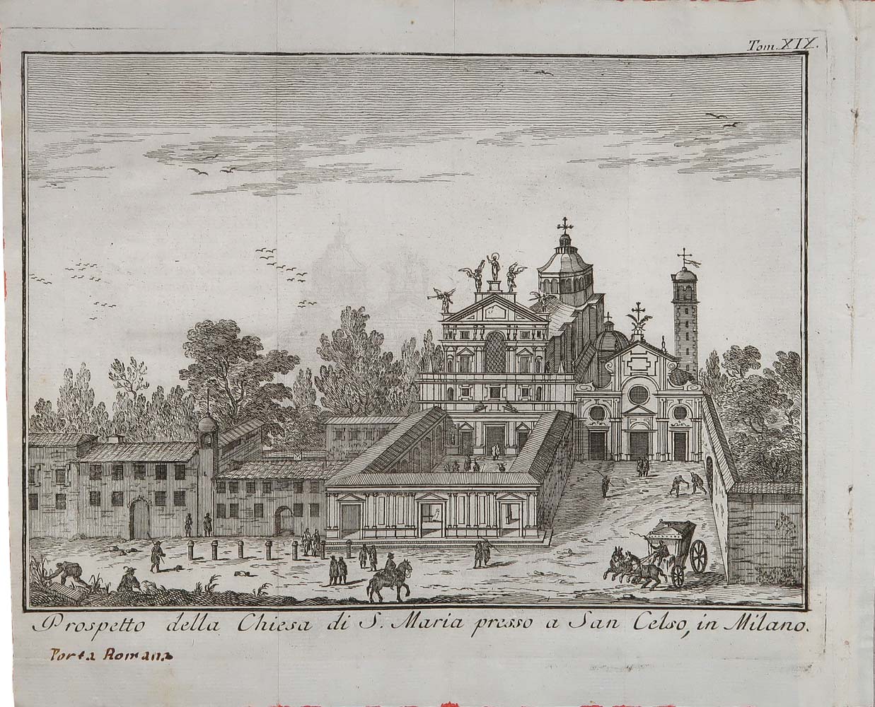 stampa antica santa maria milano albrizzi