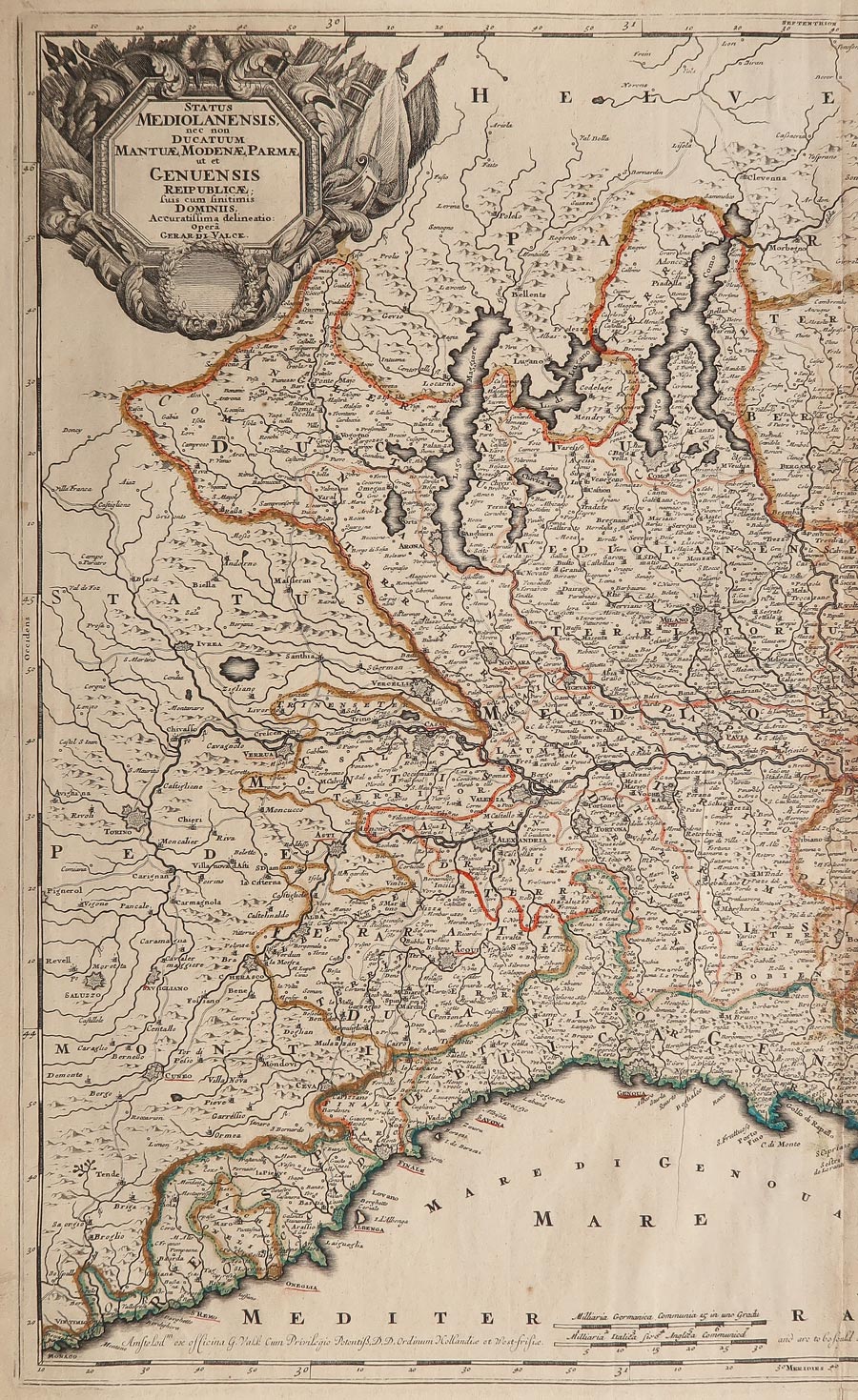 carta geografica status mediolanensis valck
