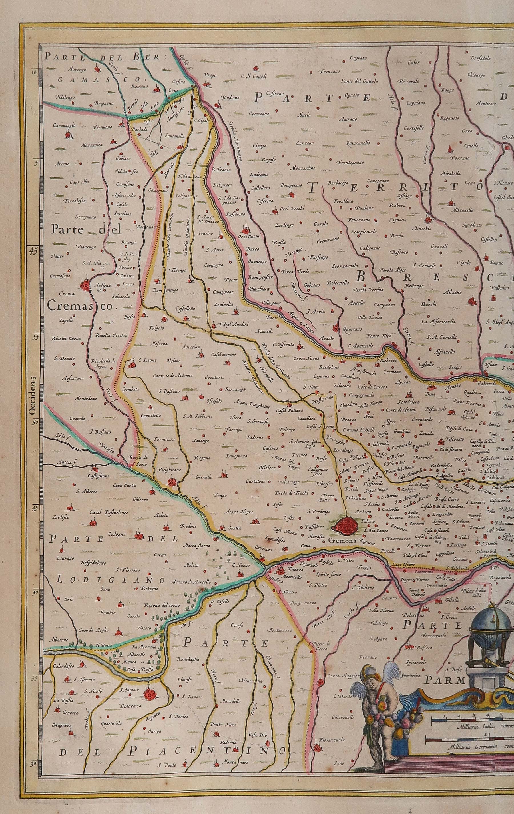 carta geografica territorio cremona