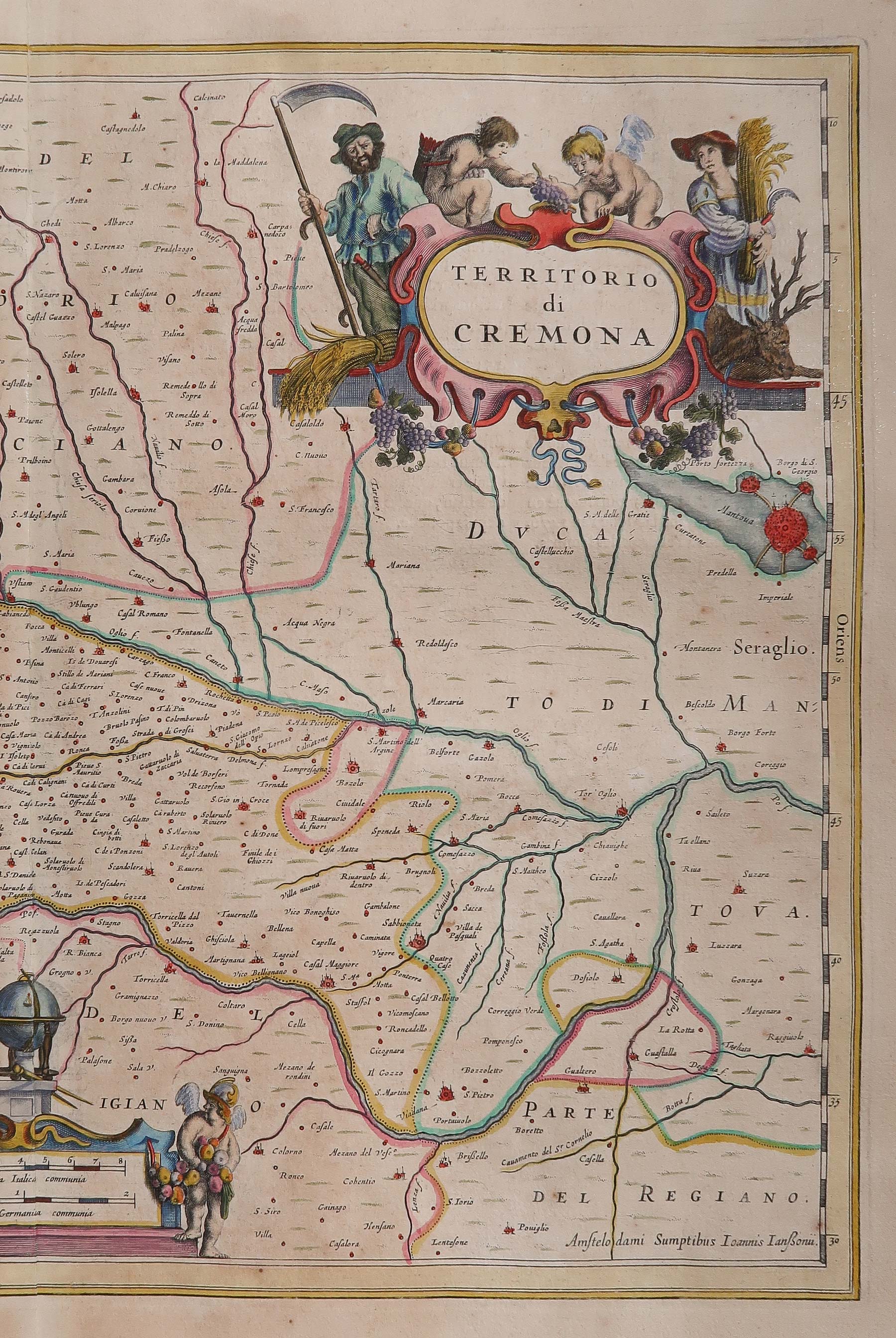 carta geografica territorio cremona