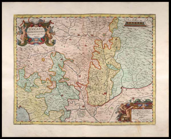carta geografica ducato monferrato magini