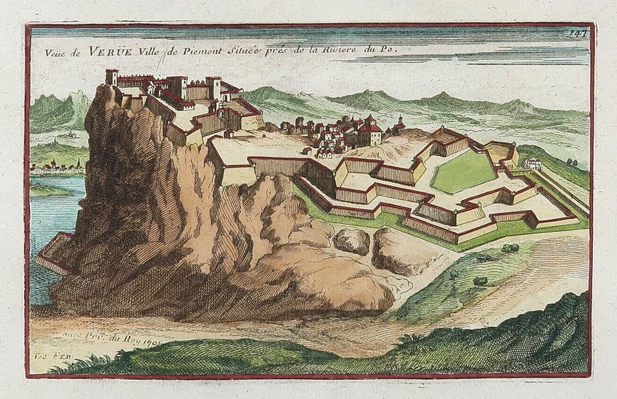 stampa fortezza verrua del de fer