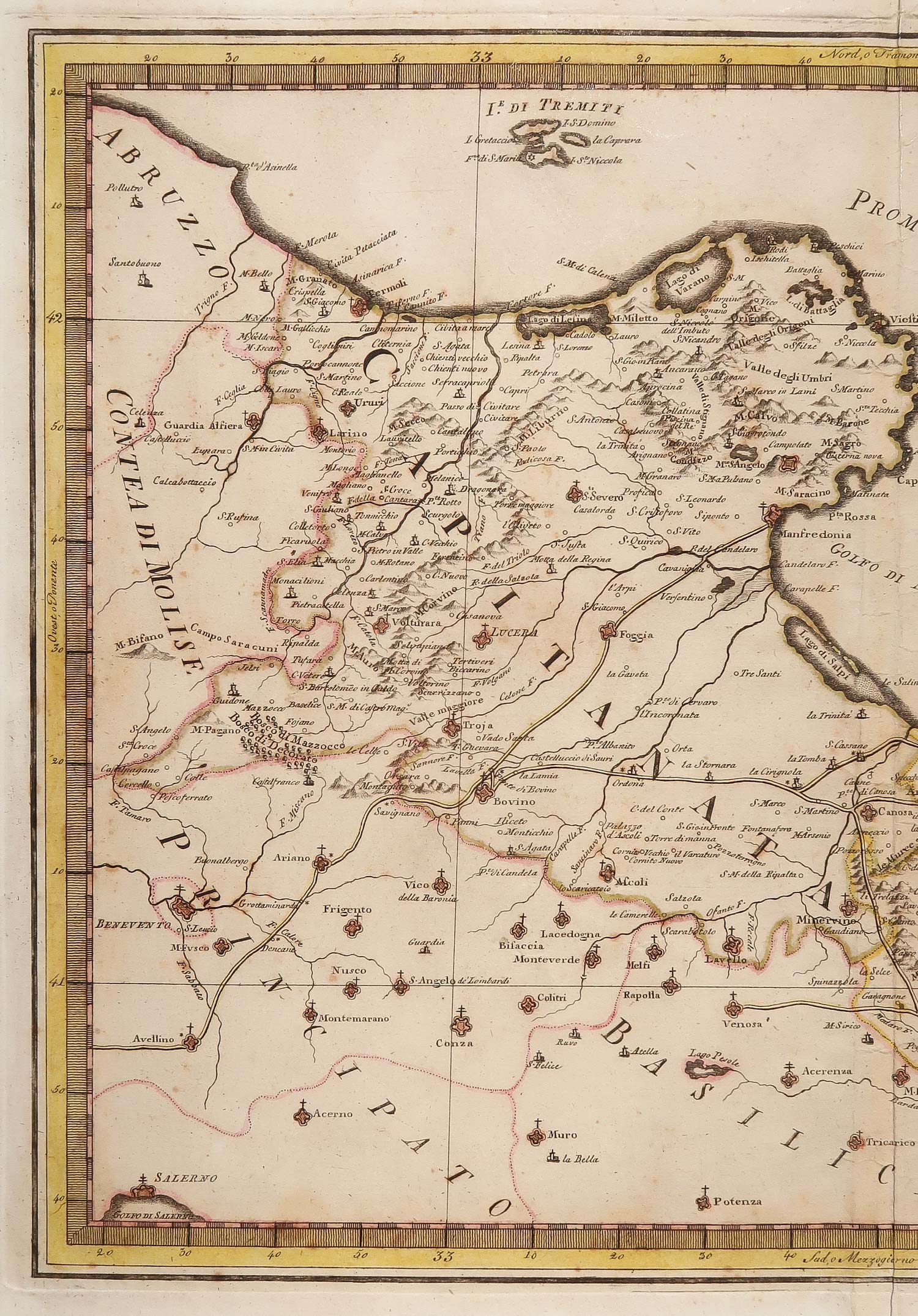 carta geografica capitanata terra bari carta geografica capitanata terra bari cassini