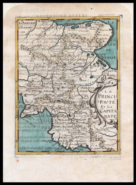 carta geografica principaute capitanate
