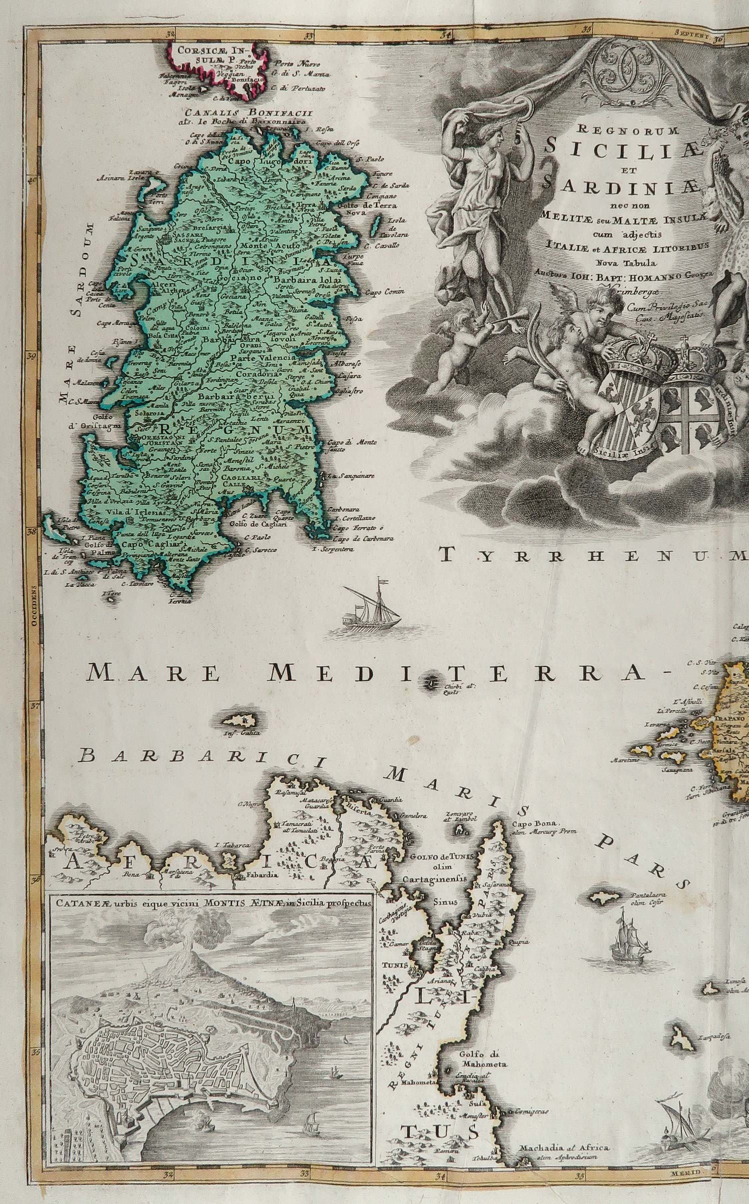 carta geografica antica regnorum siciliae sardiniae