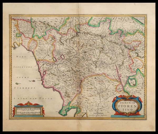 carta geografica dominio fiorentino