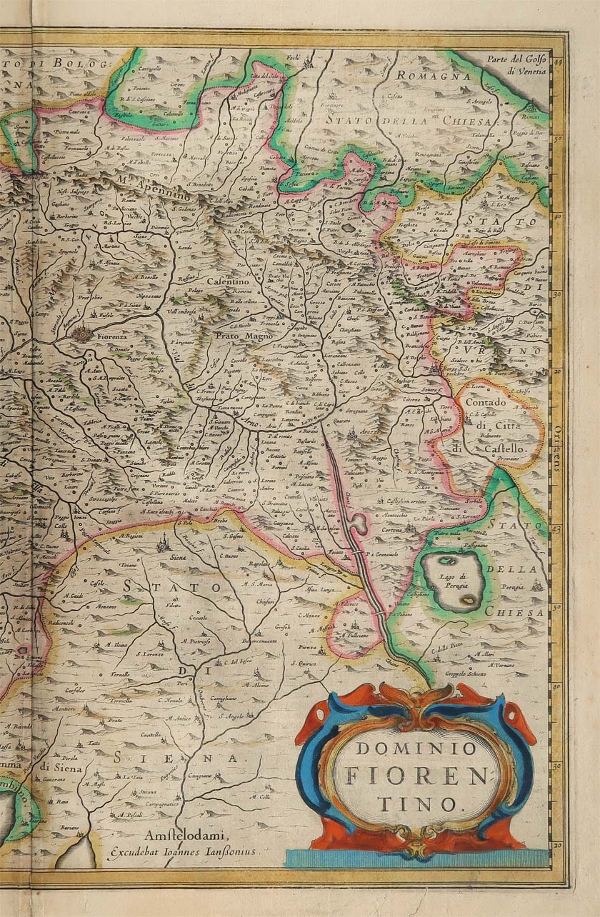 carta geografica dominio fiorentino janssonius carta geografica dominio fiorentino janssonius