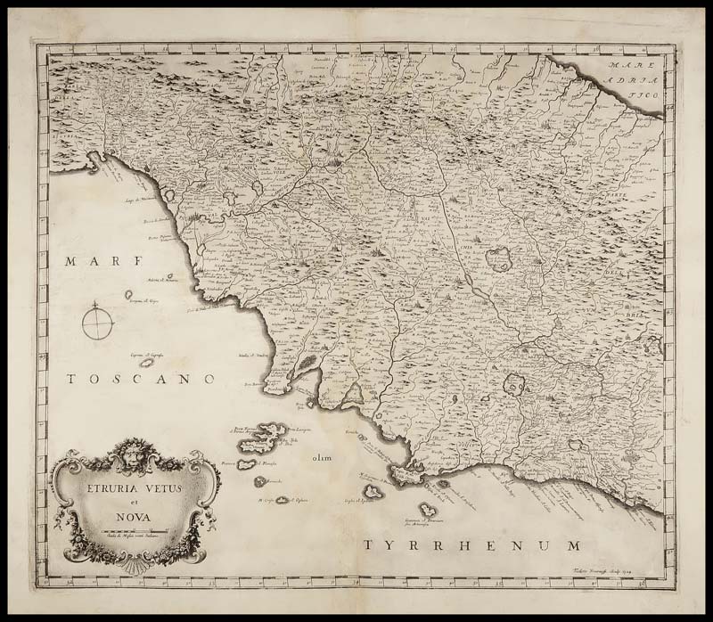 carta geografica etruria vetus et nova vercruysse