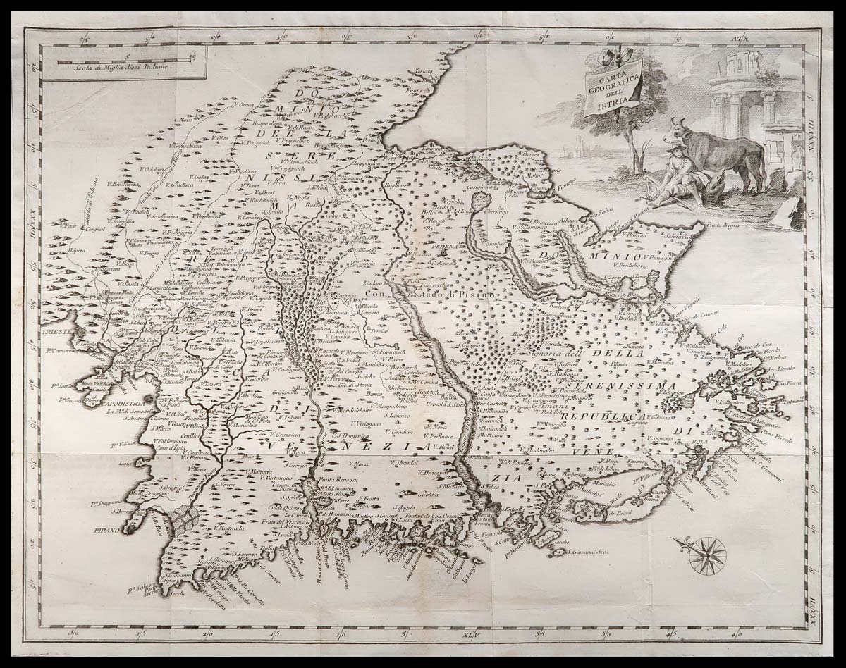 carta geografica istria albrizzi