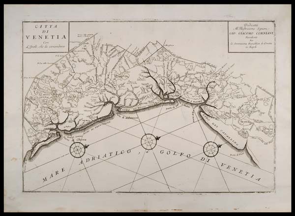 carta geografica laguna venezia coronelli