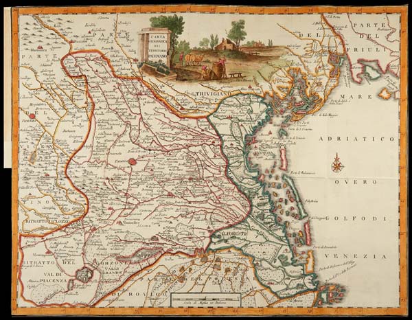carta geografica padovano albrizzi