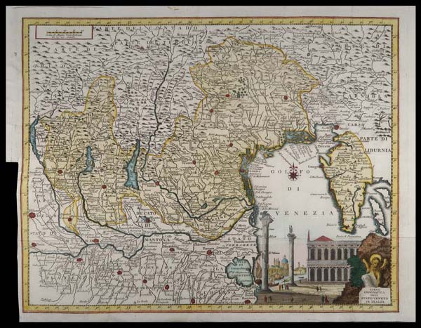 carta geografica stato veneto albrizzi