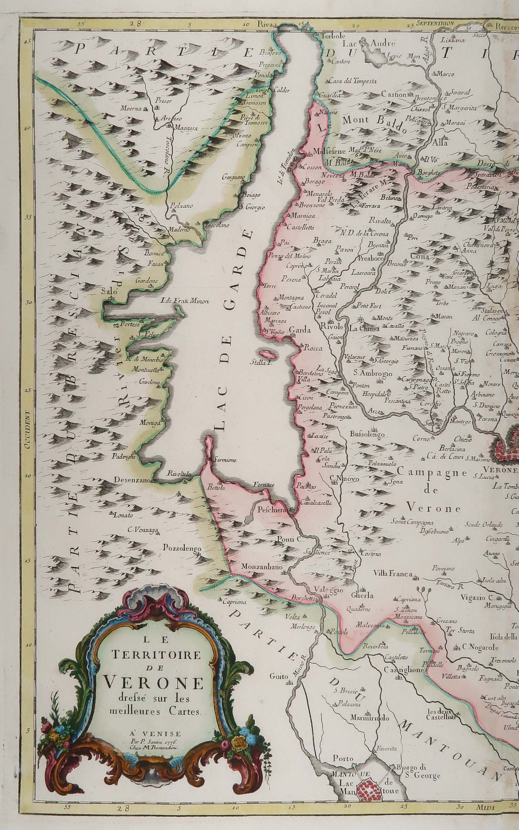 carta geografica antica veronese santini carta geografica veronese santini