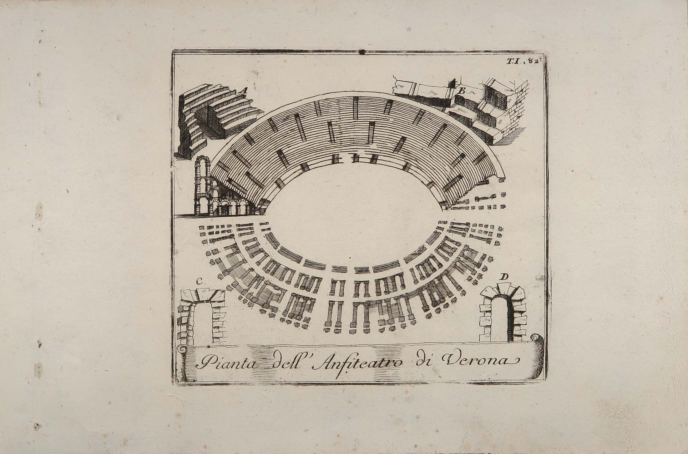 stampa antica arena verona stampa antica arena verona coronelli