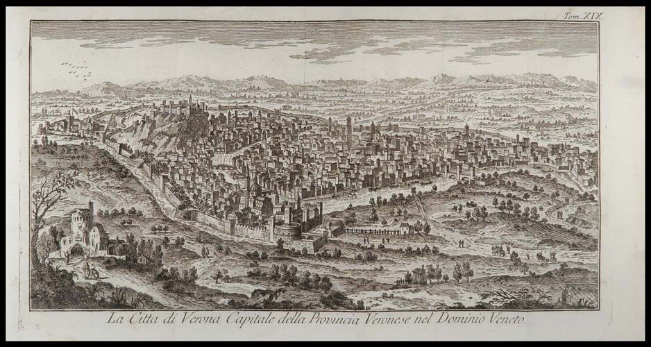 stampa antica città verona