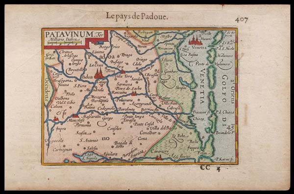 carta geografica territorio padovano langenes