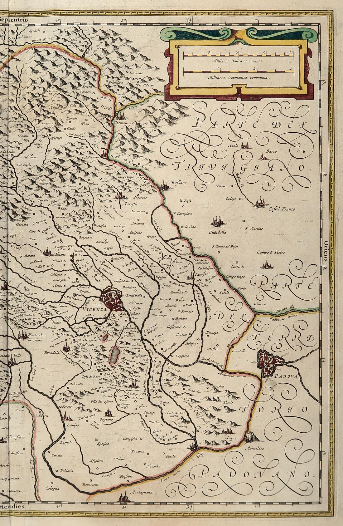 carta geografica territorium vicentinum hondius carta geografica territorium vicentinum