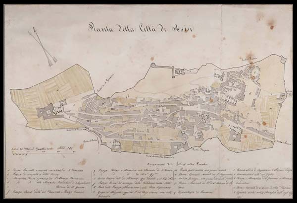 stampa antica assisi