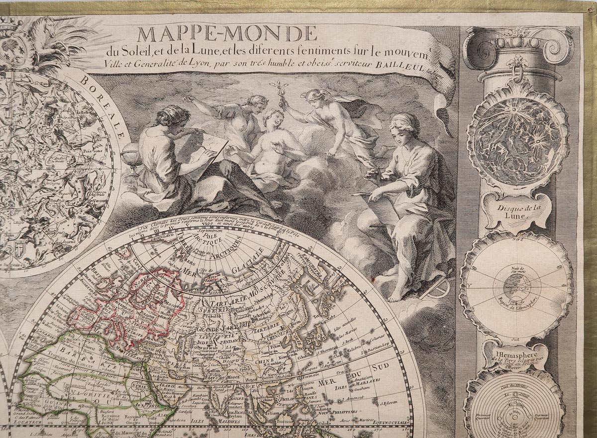 mappamondo antico bailleul