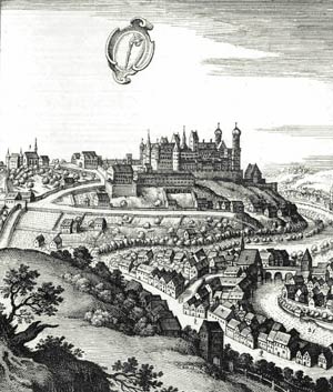 il castello willibaldsburg sovrasta eichstätt eichstätt