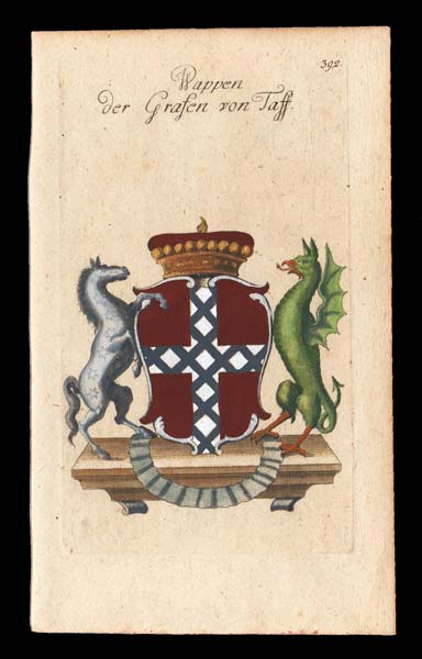 stampa antica araldica taff