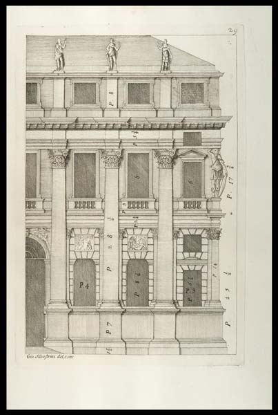 stampa antica palazzo valmarana palladio