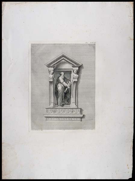 stampa antica architettura crivellari