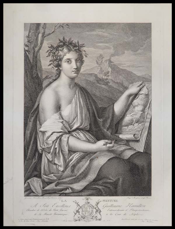 stampa antica allegoria pittura
