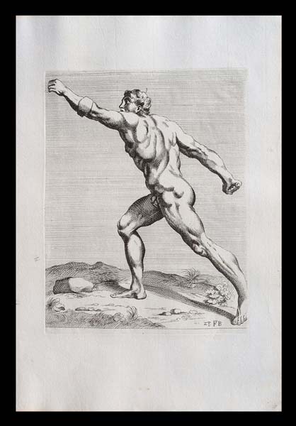 stampa antica gladiatore
