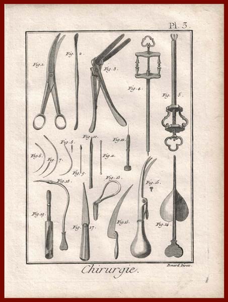 stampa antica chirurgia diderot