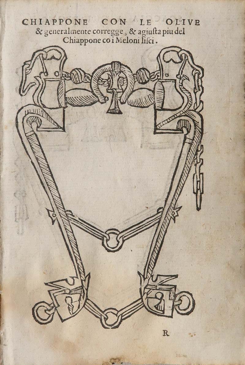 stampa antica morso chiappone grisone stampa antica morso chiappone