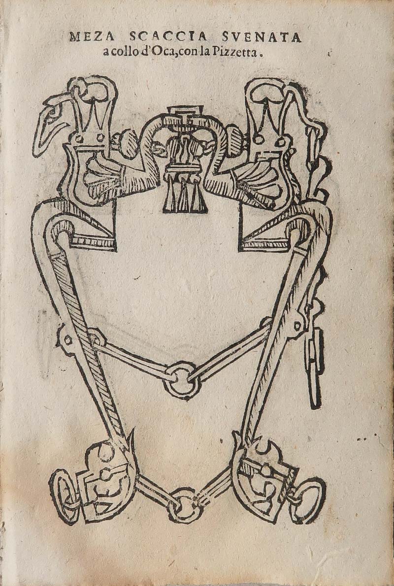 stampa antica morso meza scaccia svenata