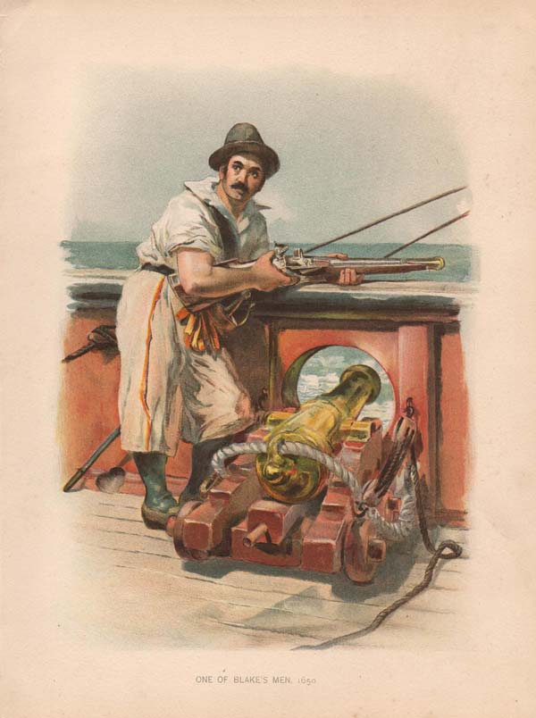 stampa antica marinai blake