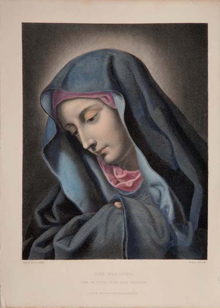 stampa antica madonna dolci