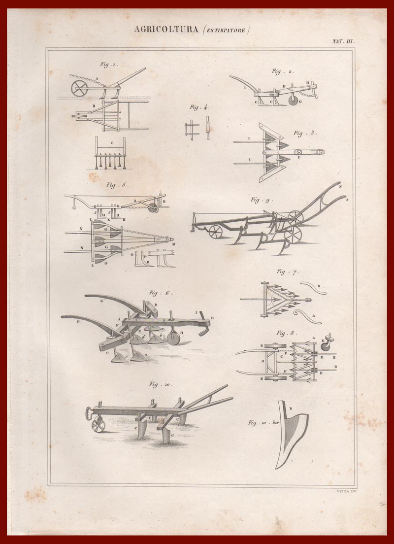stampa antica estirpatore