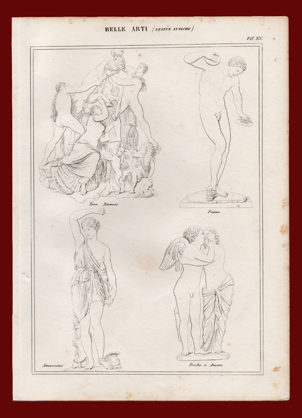 stampa antica belle arti