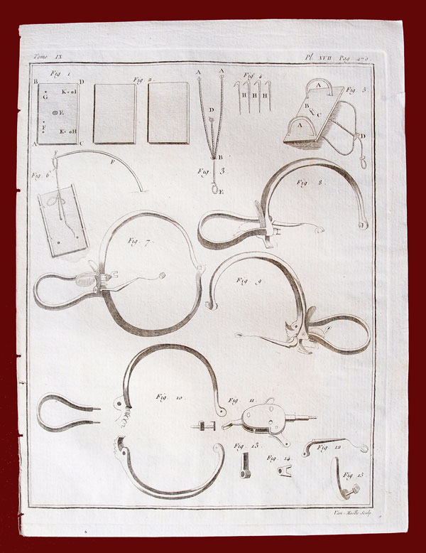 stampa antica trappole lupi