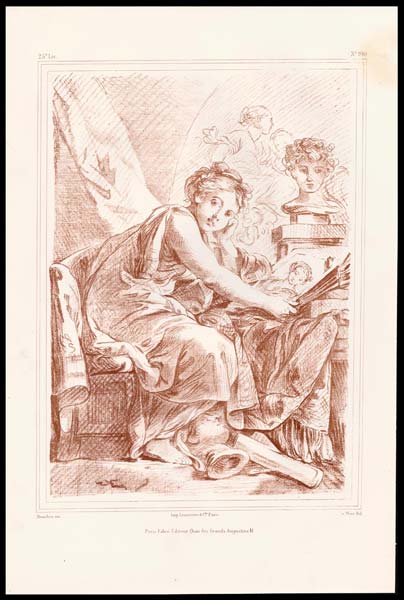 stampa antica peinture boucher