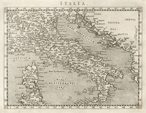 stampa antica con l'italia nello scoto italia nello scoto